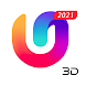 U Launcher 3D:3d themes