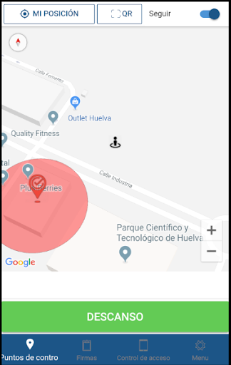 Android application Geofirma 2.0 screenshort