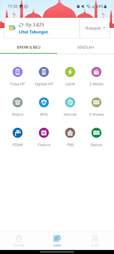 Android application SEKOLAH NASIMA screenshort