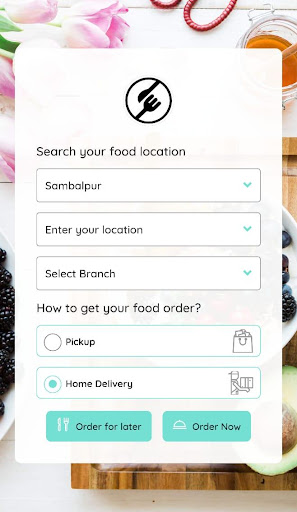 Android application Bellyful Restaurant screenshort