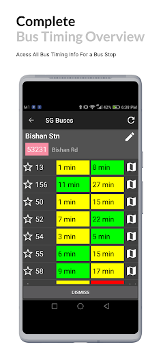 SG Buses: Timing & Routes Screen 2