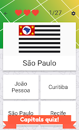 States of Brazil quiz - maps, flags and capitals