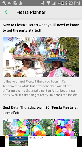 KENS 5 Fiesta Coverage Screen 2