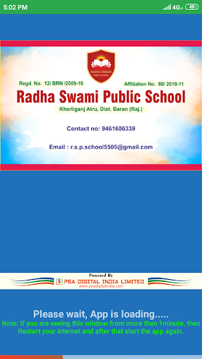RSPS Digital Diary Screen 3