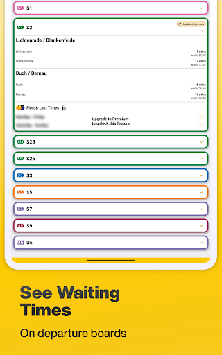 Screenshot of Berlin Subway U&S-Bahn map