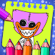 Rainbow poppy coloring game - Androidアプリ