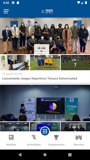 Deportes UFRO Screen 3