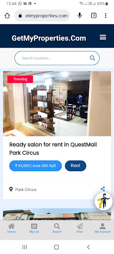 Android application GetMyProperties.com screenshort
