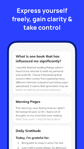 Journal App & Diary - Clearful Screen 2