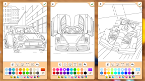 Cars Coloring & Drawing Game screenshot