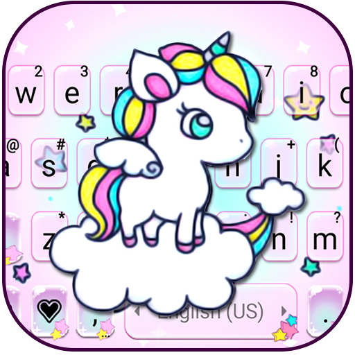 Unicorn Sky Keyboard Theme logo