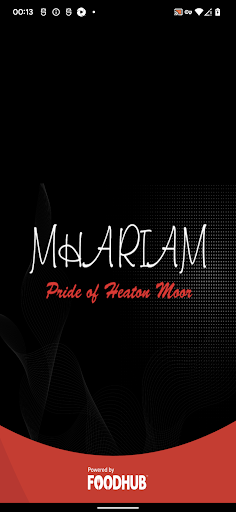 Android application Mhariam Takeaway screenshort