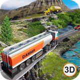 Oil Transporting Tanker 3D icon