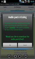 screenshot of Audio Pack (Abdul Basit)
