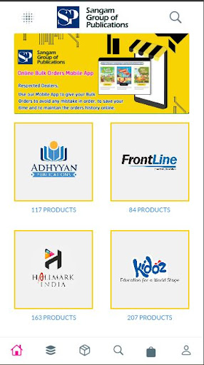 Sangam Group Dealer Order App Screen 3