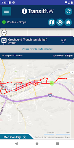 Pendleton Transit Screen 3