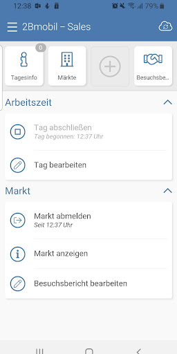 Android application 2Bmobil*Sales - MTS screenshort