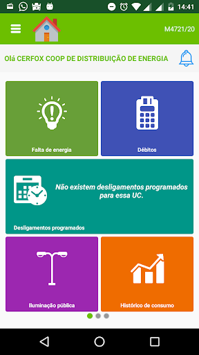Android application Cerfox Energia screenshort