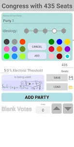 Party Seats Election Simulator