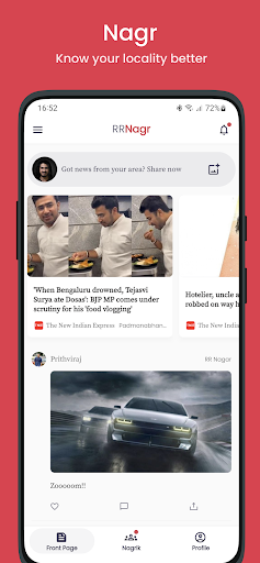 Android application Nagr screenshort