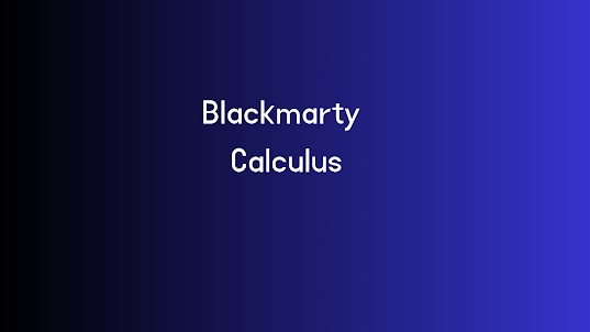 Blackmarty calculus