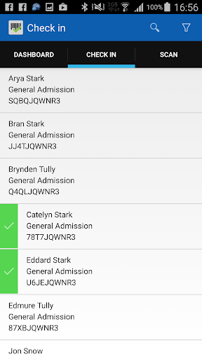 MyGuestlist Ticket Scanner Screen 3