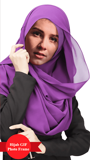 Hijab GIF Photo Frame Editor