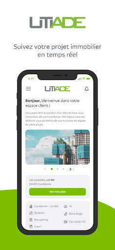 Android application Programme URBATYS screenshort