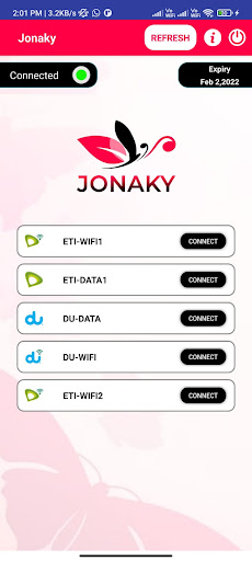 Jonaky Vpn Screen 2