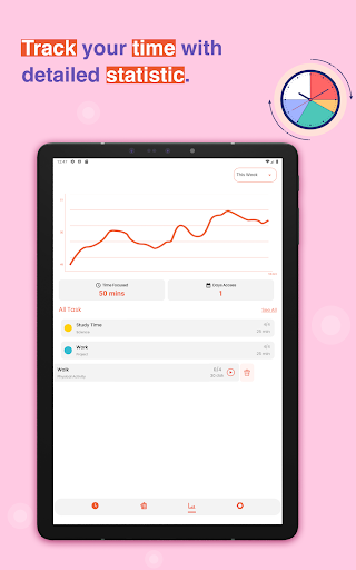 Screenshot of Pomodoro Timer & Focus Planner