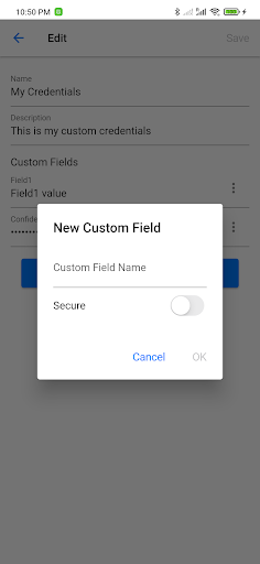 Screenshot of Secrets Password Manager