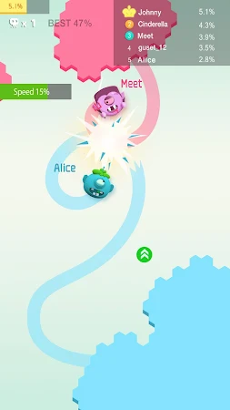 Game screenshot String.io apk download