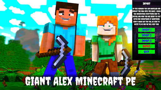 Giant Alex Mod for Minecraft
