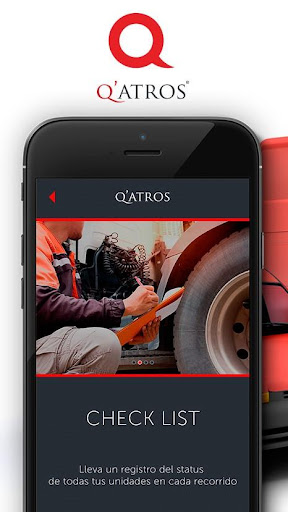 Android application Qatros - Bitácora de viaje screenshort