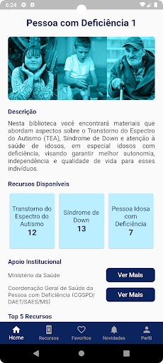 Android application Pessoa com Deficiência 1 screenshort