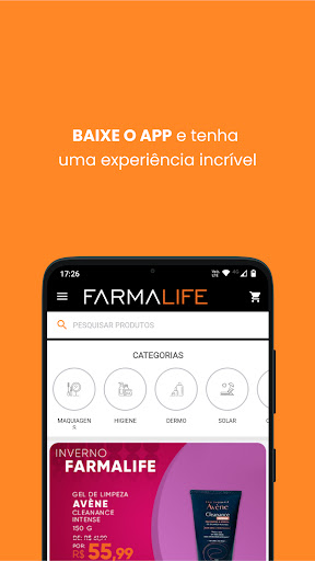 Android application Farmalife screenshort