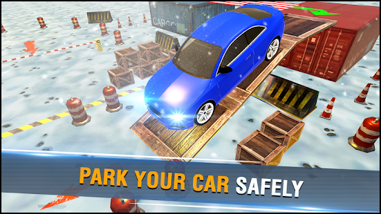 Winter Car Parking Drive Free Game : 3D Car Games Varies with device screenshots 12