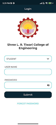 L. R. Tiwari College - ACADMIN Screen 2