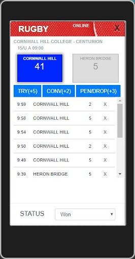 ScoreTracker for Schools Screen 2