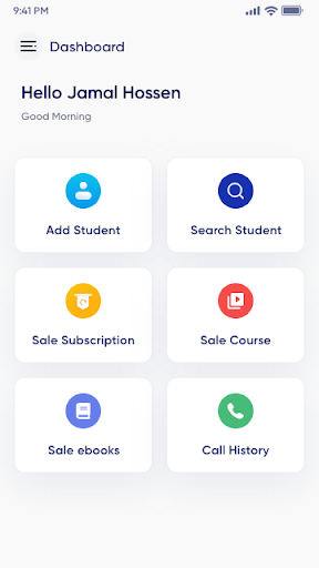 Android application SalesHive screenshort