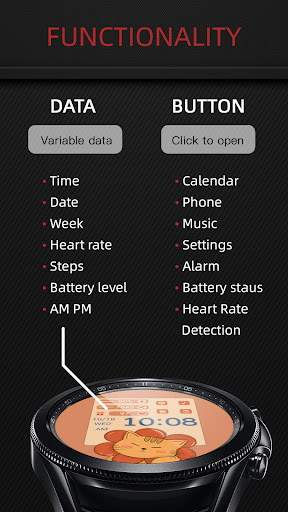 Kitten Petals For Wear OS Screen 2