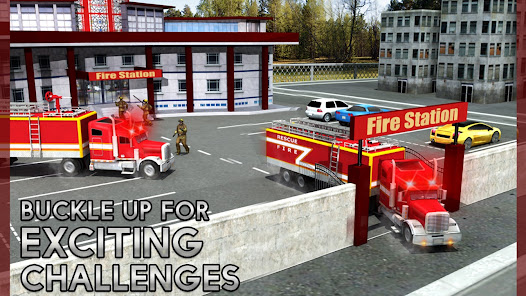 Fire Truck：Firefighter Rescue  screenshots 1