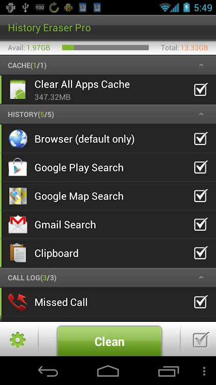 History Eraser Pro - Clean up - 6.3.12 - (Android)