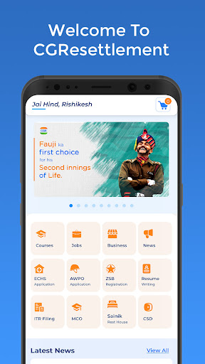 Android application CG Resettlement screenshort