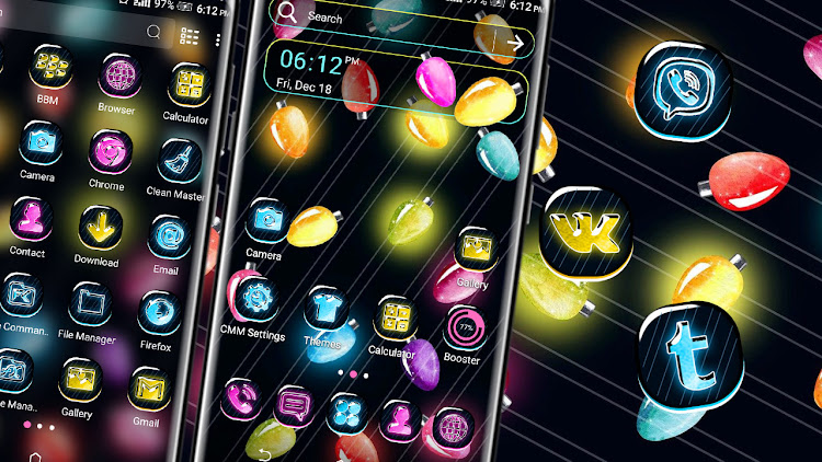 Candy Bulb Launcher Theme - 2.3 - (Android)