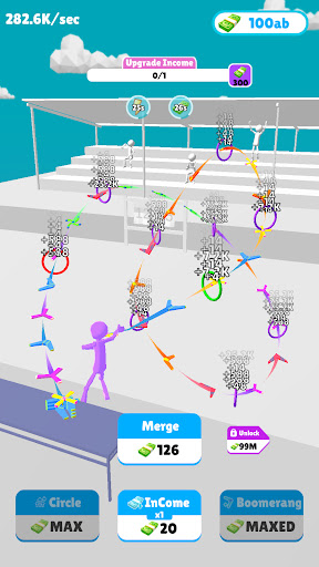 Merge Crazy Boomerang Screen 2