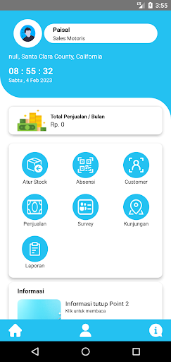 SMP SALES TRACKER Screen 2