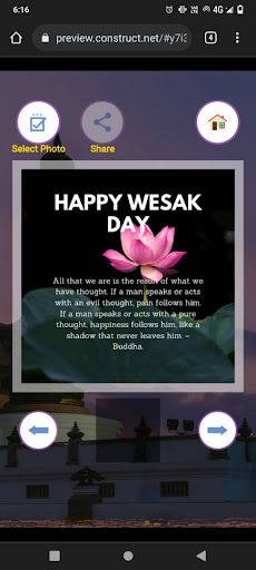 Happy Wesak Day 2024 Screenshot