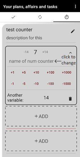 Universal Task Organiser Screen 3