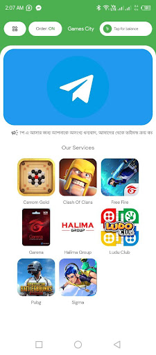 Android application Games City - Top Up Apps screenshort